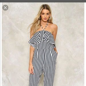 Hampton striped jumpsuit